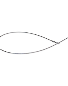 Traction rope 1.5x600mm galv with z-hook and eye